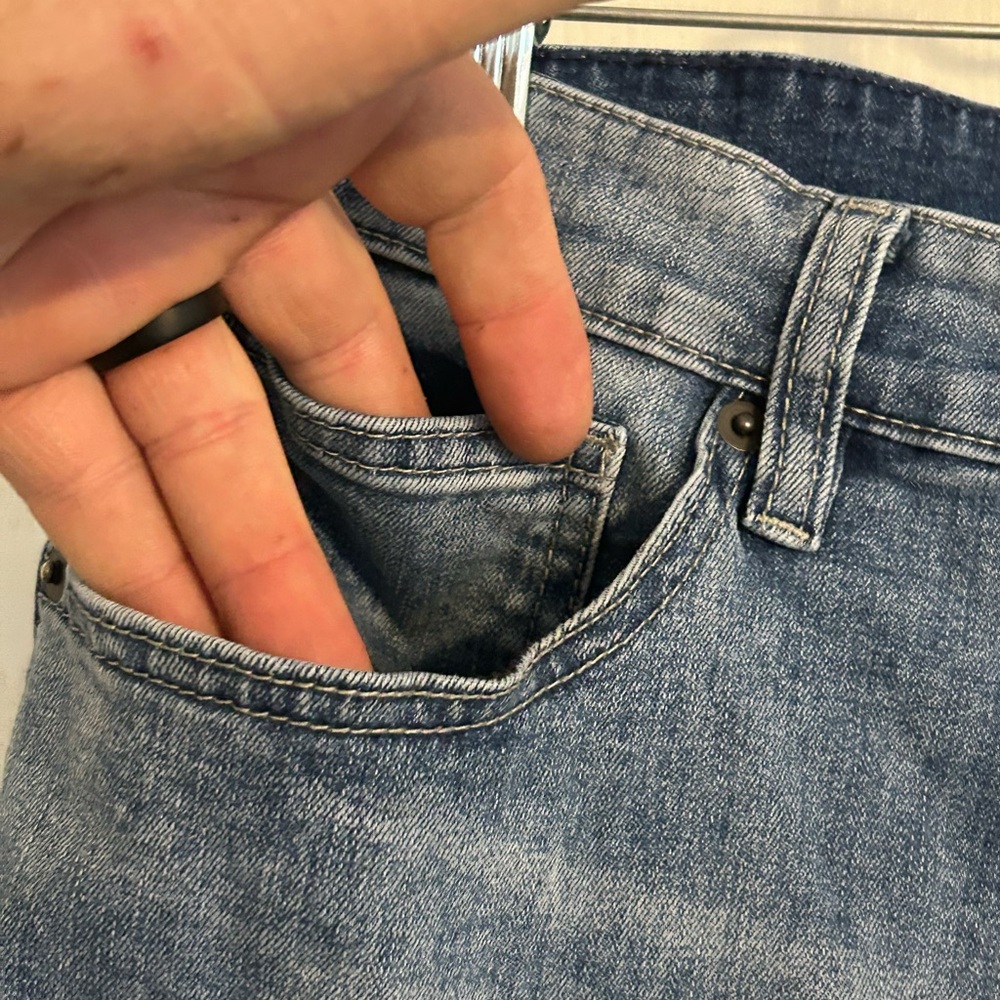 Rue21 | Men's Ripped Blue Jean Shorts | Size 36 - Picture 2 of 6